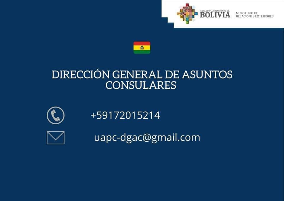 Atentos a la evolución de acontecimientos en Ucrania, vamos a brindar asistencia y protección consular que requieran las y los bolivianos 🇧🇴 en las siguientes Secciones Consulares de nuestras Embajadas 👇.
#CancilleriaContigo