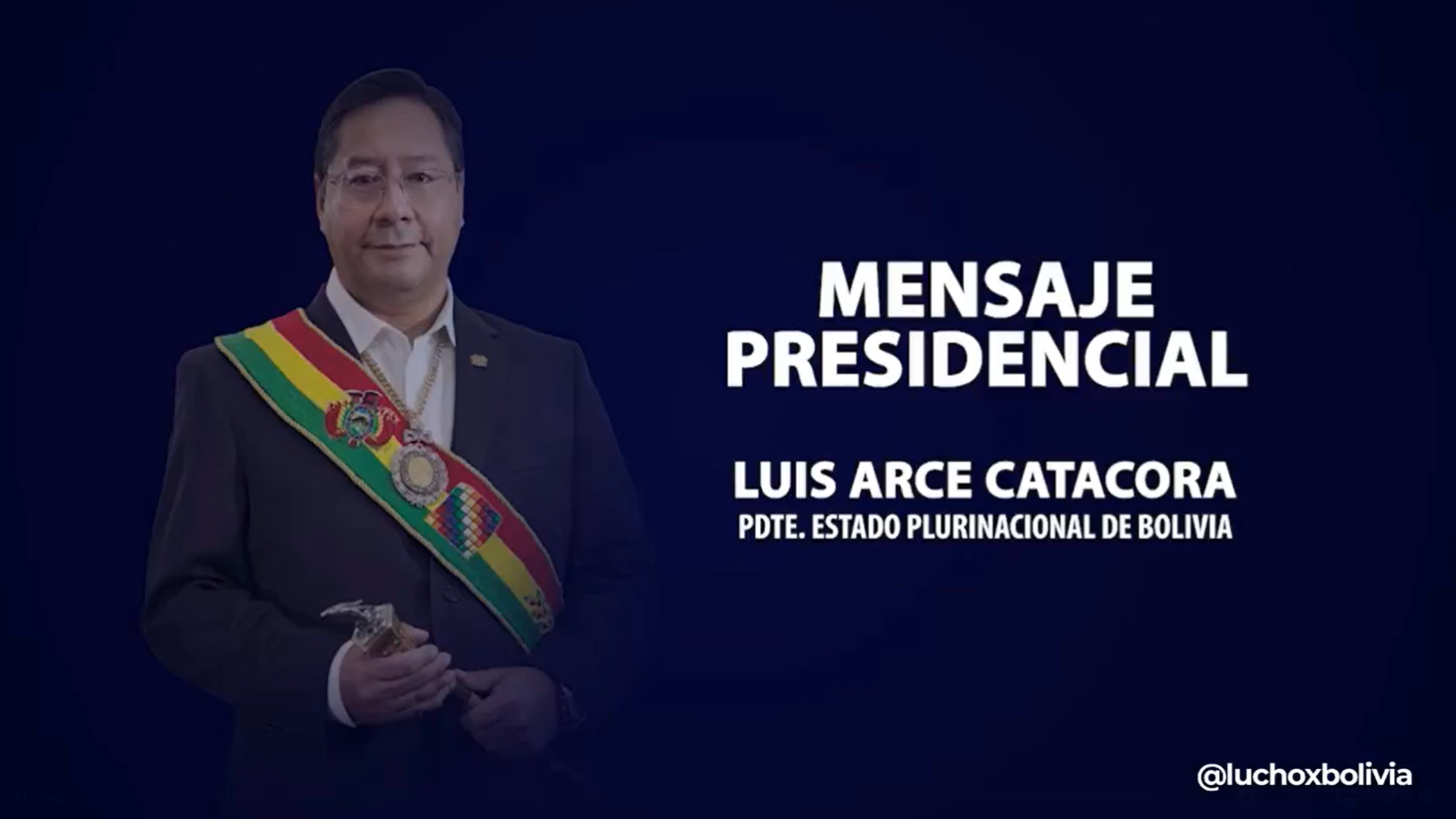 MENSAJE LUCHO ARCE SEP 2024