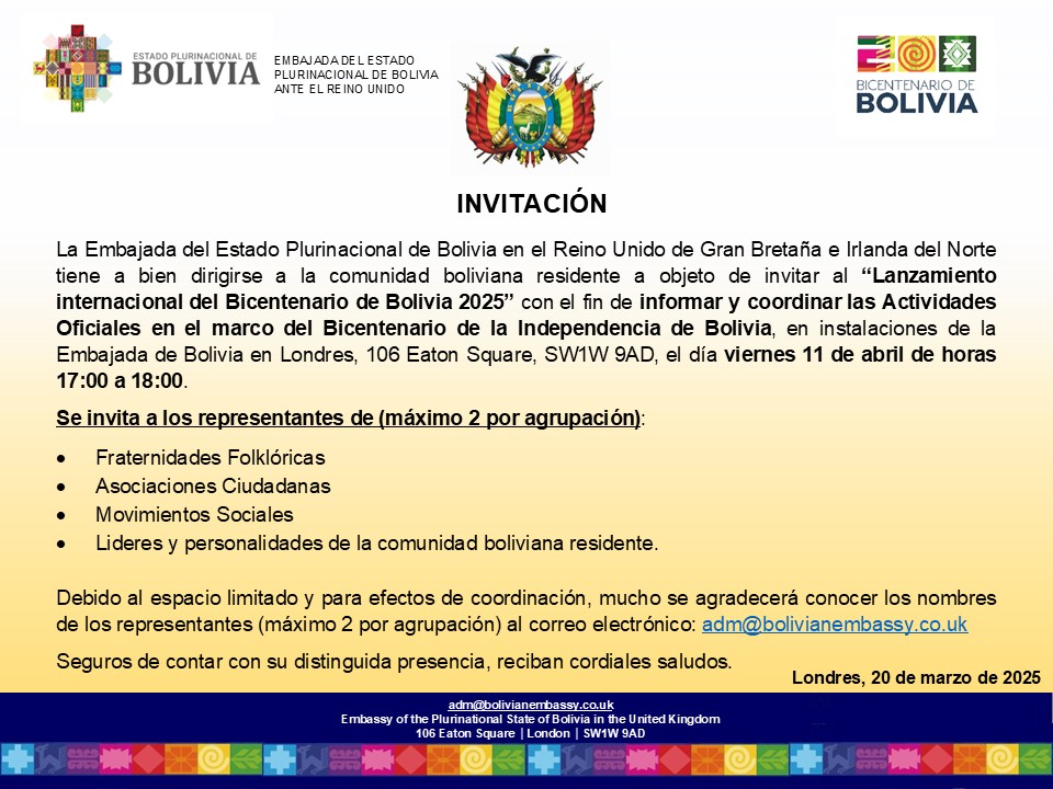 Invitacion Lanzamiento