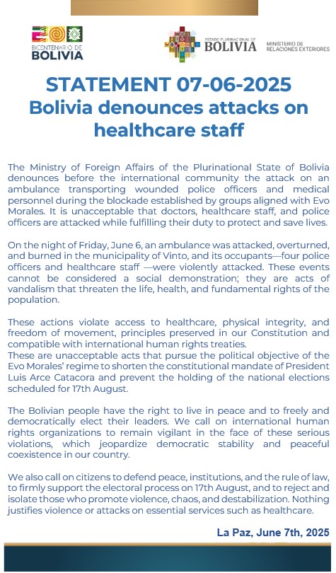 statement 07june 2025